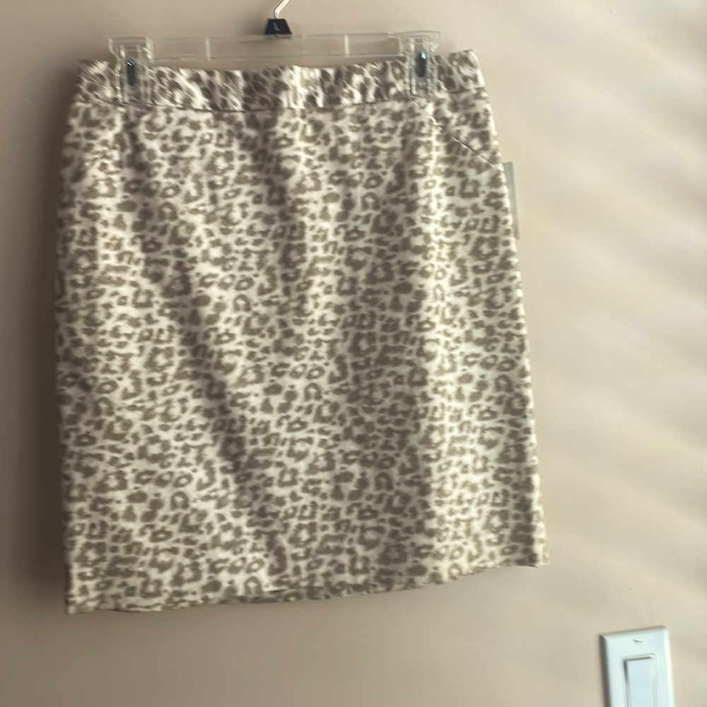 MIDI animal print skirt